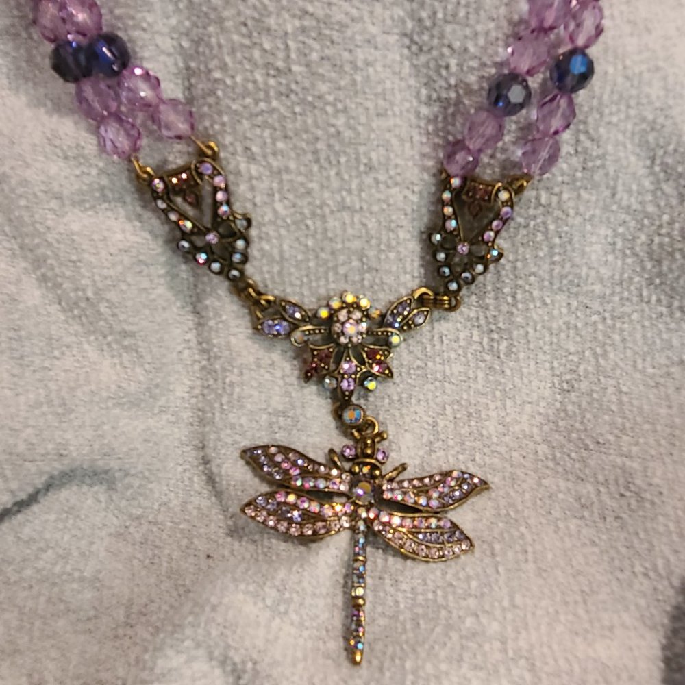 Kirks Folly Dragonfly Necklace